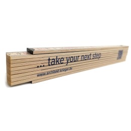 Rico Holz-Zollstock mit Logo bedrucken lassen