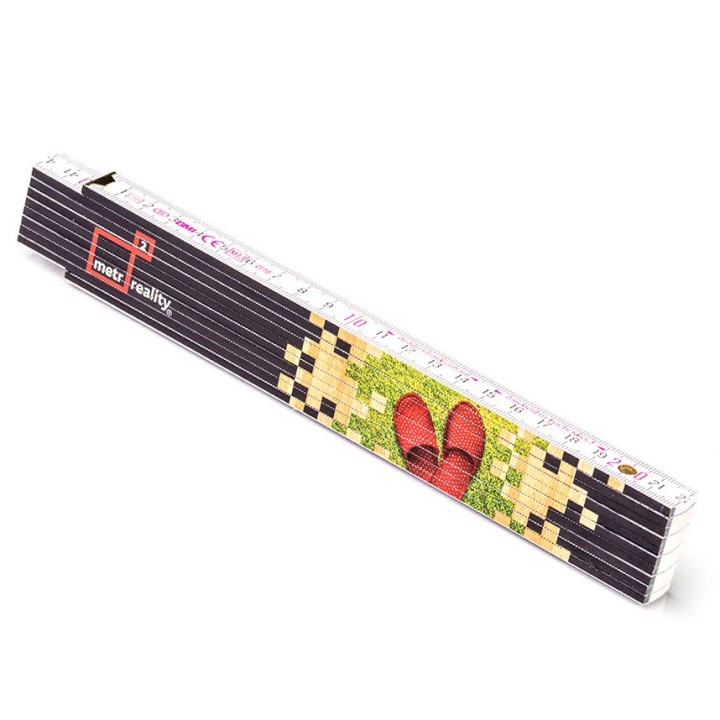 Rico Wooden Folding Ruler with Custom Logo