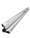 Triangular ruler Alu Silver-Star with protective cap