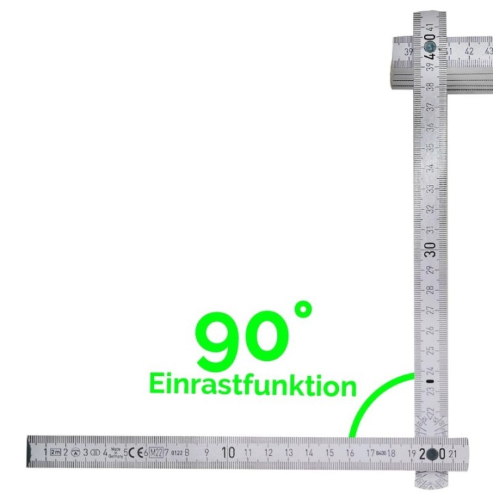 KARE 4.0 Werbezollstock | Zollstock mit 90° Funktion
