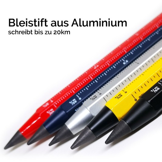 Solid aluminium pencil with...