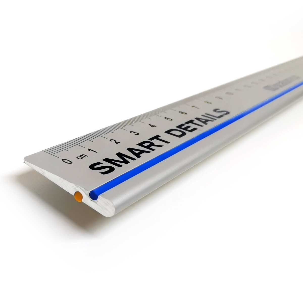 Detail view oval ruler with advertising