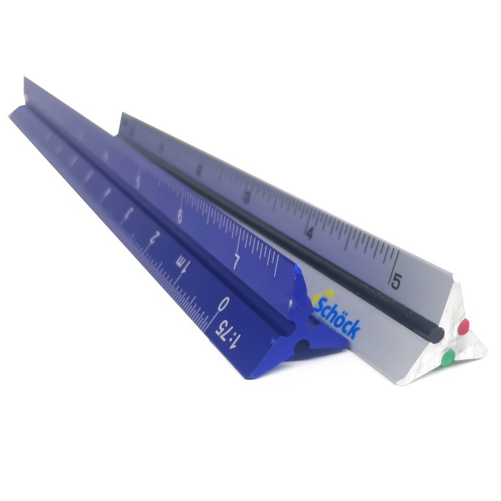 Custom Printed Triangular Ruler – Aluminum Promotional Ruler