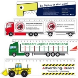 Custom Shape Rulers | Promotional Contour Rulers
