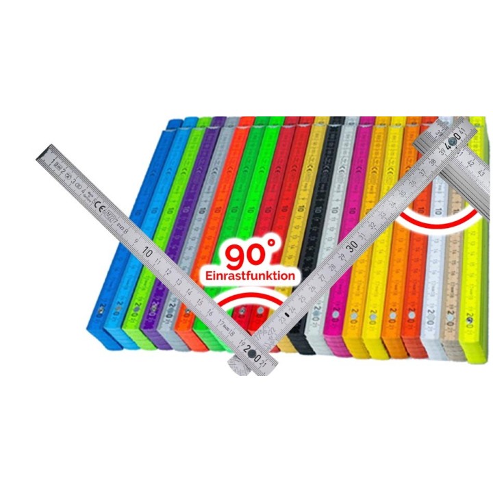 KARE 4.0 Werbezollstock | Zollstock mit 90° Funktion